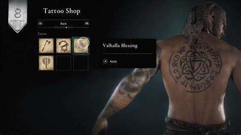 assassin's creed valhalla tattoo shop.